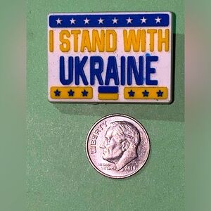 (10 for &15) STAND WITH UKRAINE Crocs Shoe Charms